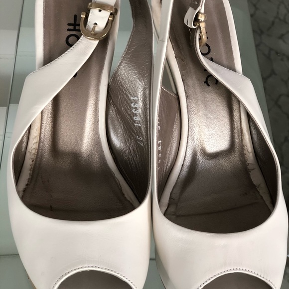 Hotic  high heel white shoes - Picture 8 of 8